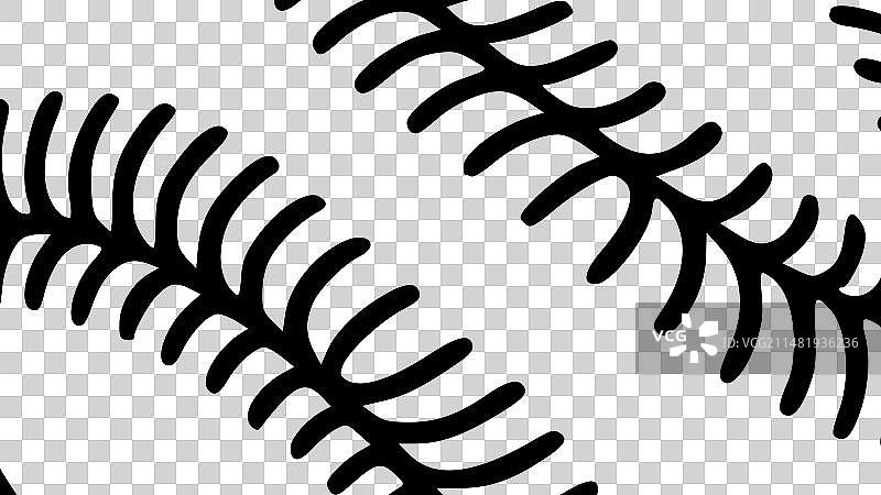 棒球-简约扁平风格logo图片素材