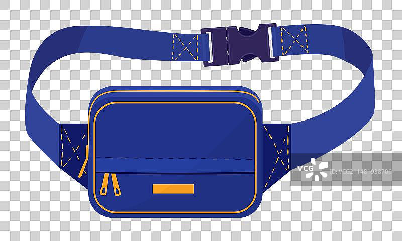 卡通腰包尼龙拉链腰带包图片素材