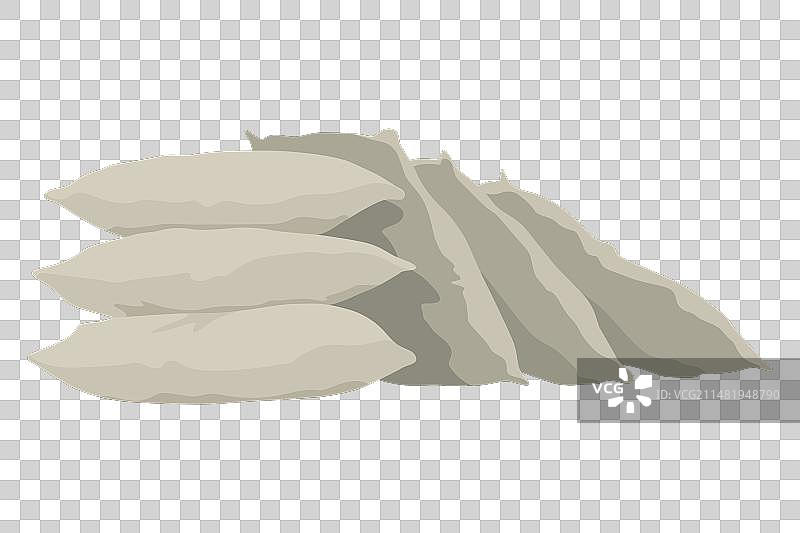 建筑材料袋卡通用品图片素材