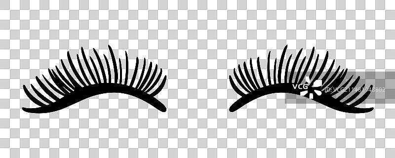 假睫毛女性睫毛图标图片素材