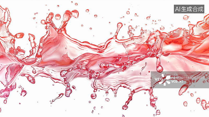 【AI数字艺术】草莓果汁图片素材