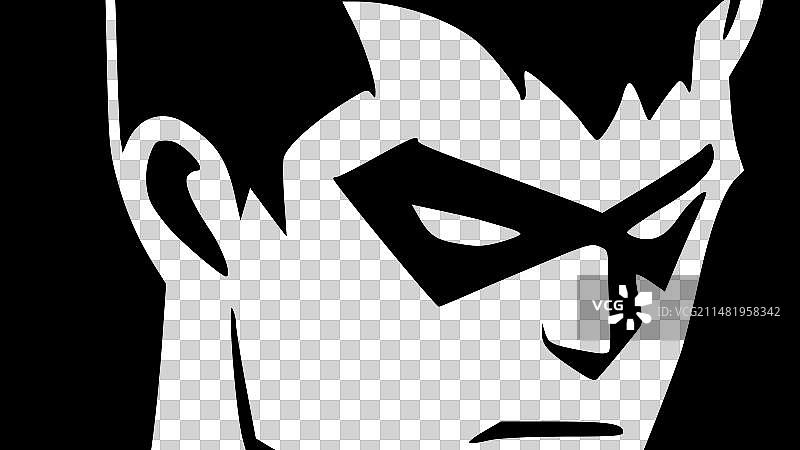 超级英雄 - 简约扁平LOGO图片素材