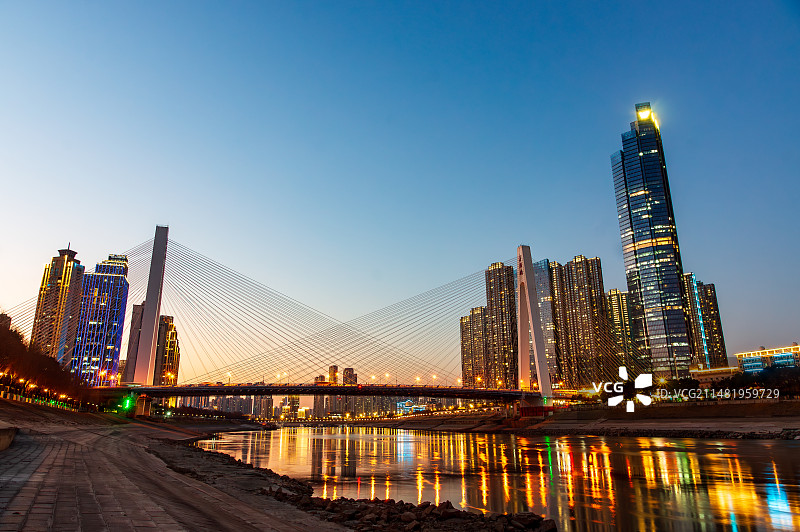 月湖桥图片素材