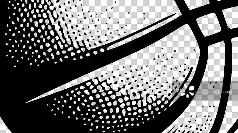 篮球 - 简约剪影图片素材