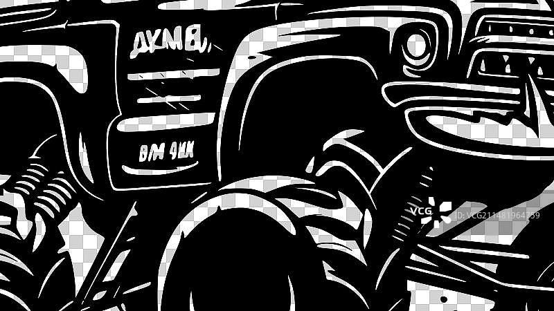 高品质巨型卡车标志图片素材