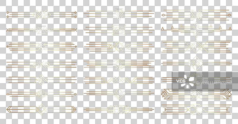 具有现代经典边框的装饰艺术标题图片素材