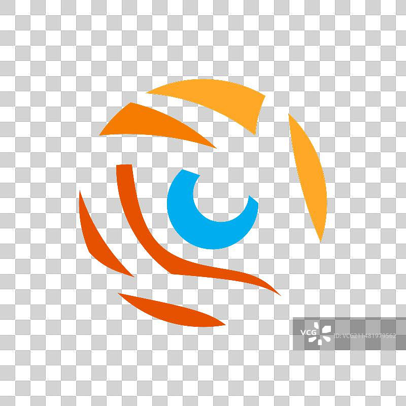 柔和色彩的老虎眼睛logo设计图片素材