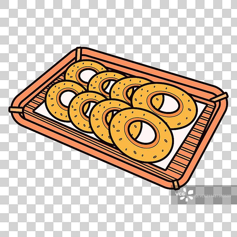 面窝插画元素图片素材