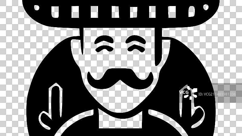 墨西哥风格高品质T恤图案图片素材