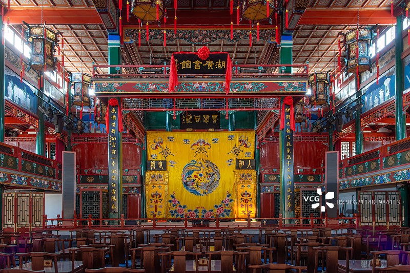 北京市西城区虎坊桥 北京湖广会馆 北京戏曲博物馆图片素材