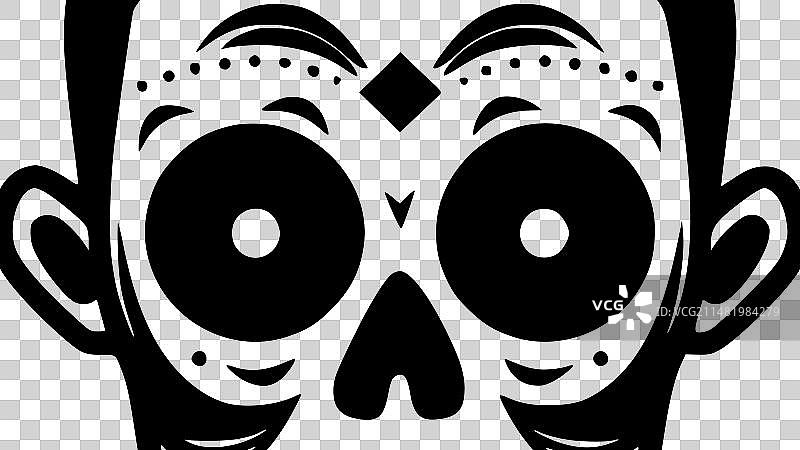 墨西哥极简剪影图片素材