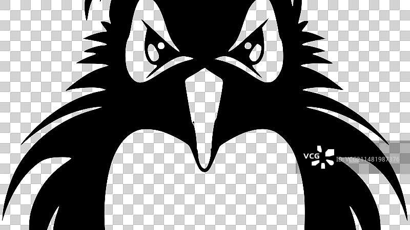 黑白企鹅图片素材