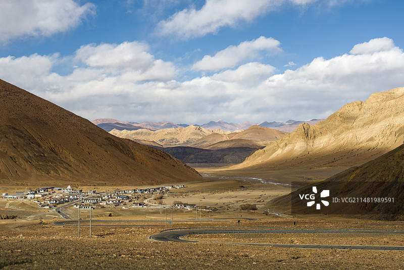 冬季西藏景区图片素材