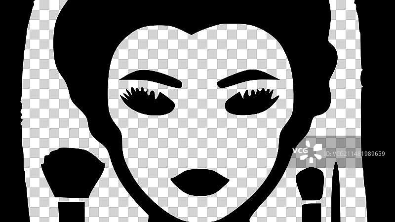 高品质化妆品Logo设计，适用于T恤图片素材