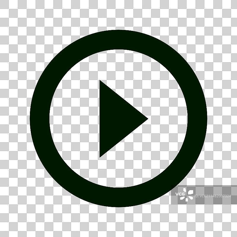 多媒体播放按钮图标图片素材