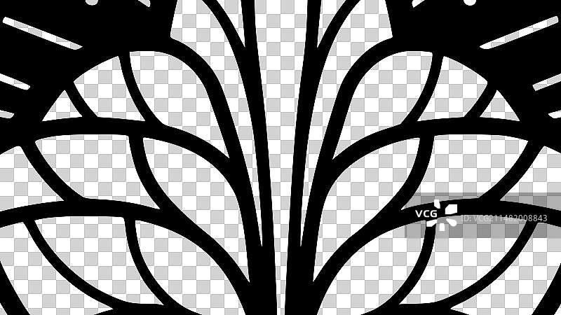 彩色玻璃黑白隔离图标图片素材