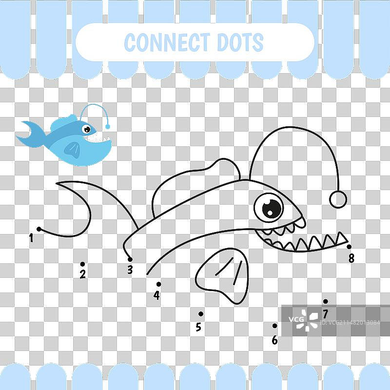 学前儿童点对点连线活动练习册图片素材