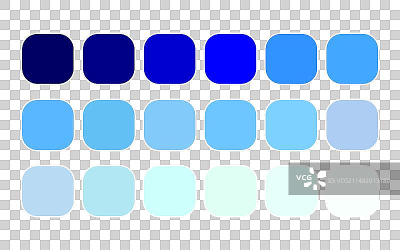 蓝色渐变色调合集图片素材