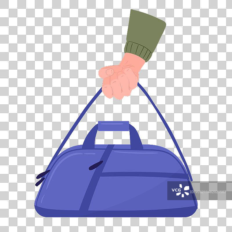 手持运动包图片素材