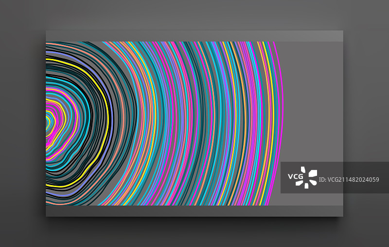 抽象圆形细线背景图片素材
