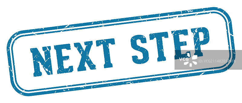 下一步矩形印章图片素材