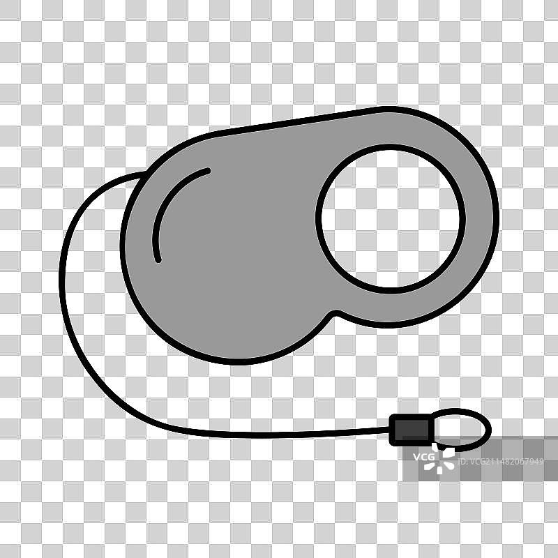 宠物牵引绳图标图片素材