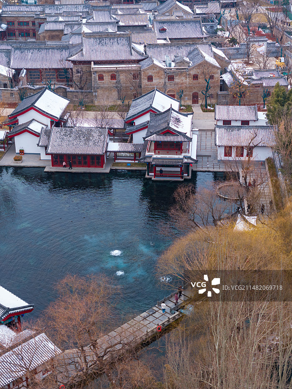 济南明水古城图片素材