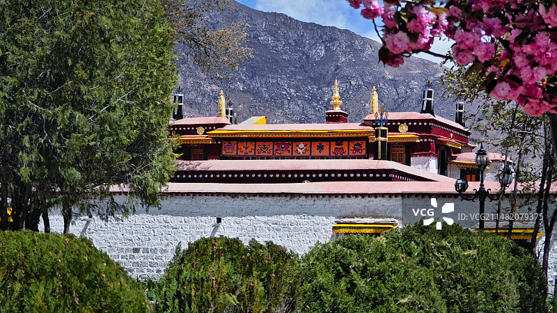 罗布林卡图片素材