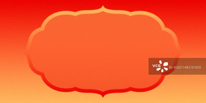 红色渐变背景花纹边框，矢量图设计素材图片素材