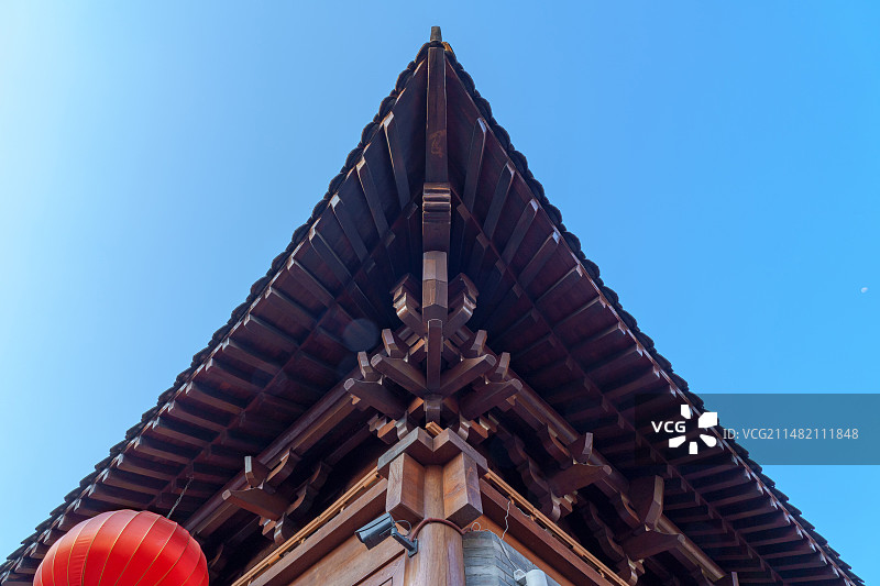 南宁三街两巷仓西门古城楼中式传统建筑图片素材