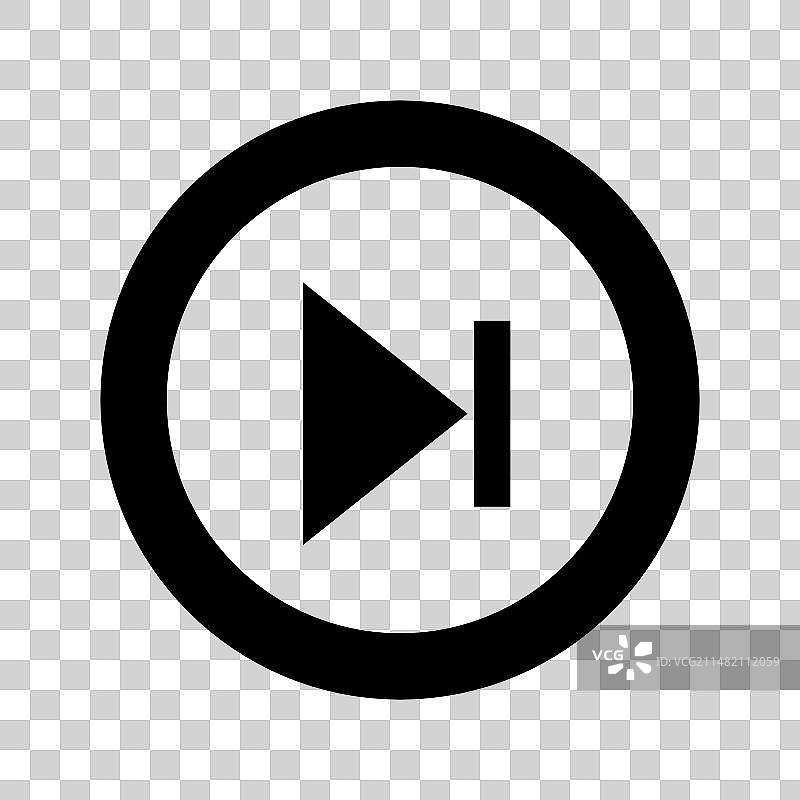 多媒体前进按钮图标图片素材