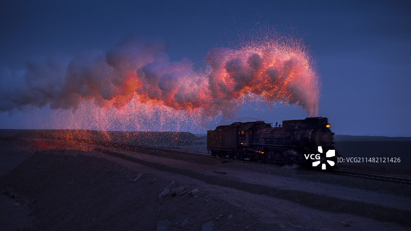 烈焰·黄昏铁雨图片素材