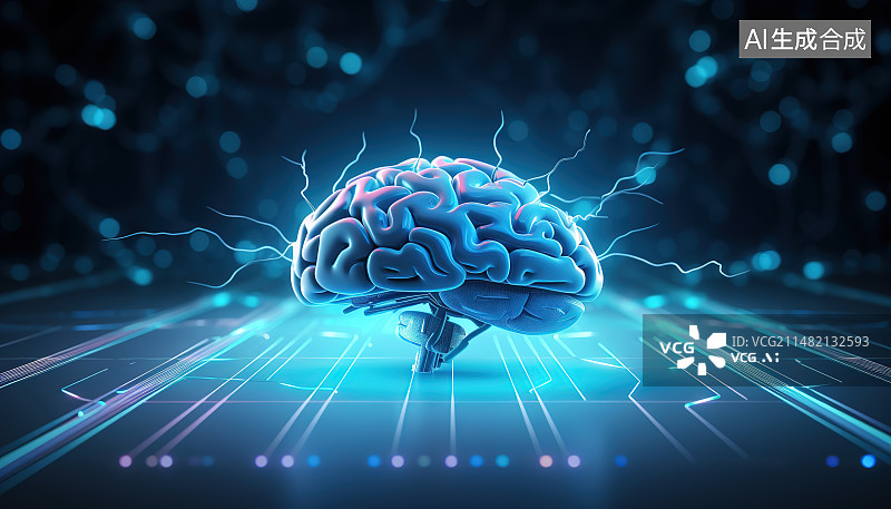 【AI数字艺术】科技概念点线组成的抽象地球图片素材