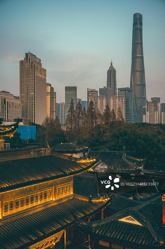上海城市风光图片素材