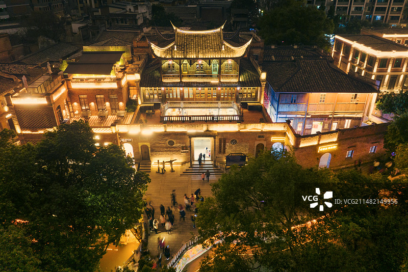 上下杭永德会馆楼图片素材