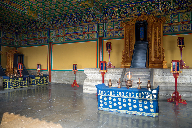 北京天坛公园皇乾殿图片素材
