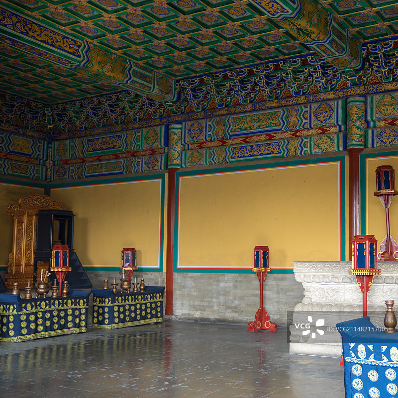 北京天坛公园皇乾殿图片素材