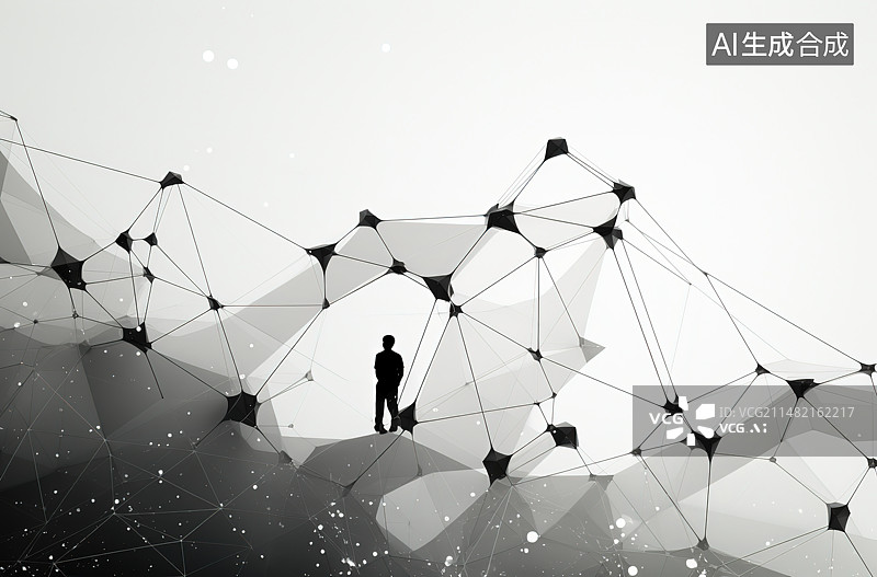 【AI数字艺术】白色背景下的网络连接插头特写图片素材