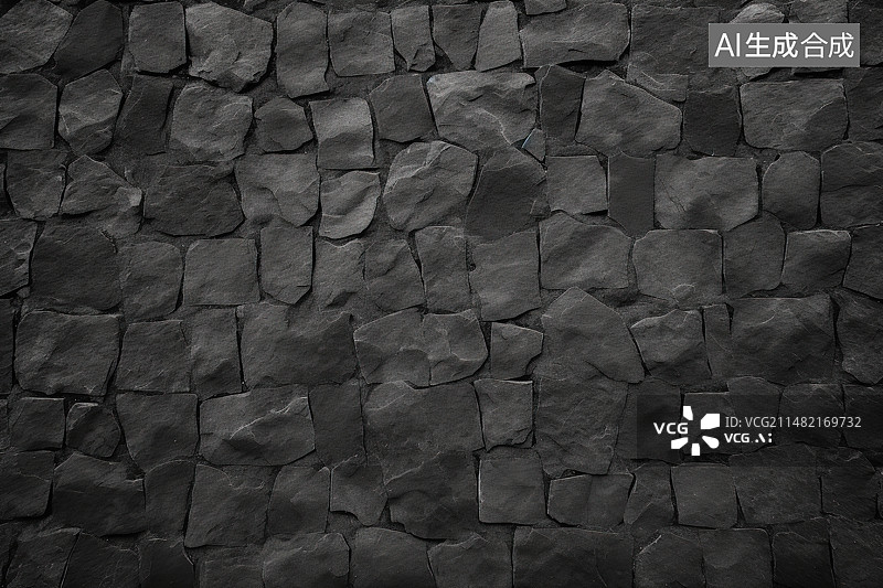 【AI数字艺术】作为背景纹理的石头铺面图片素材