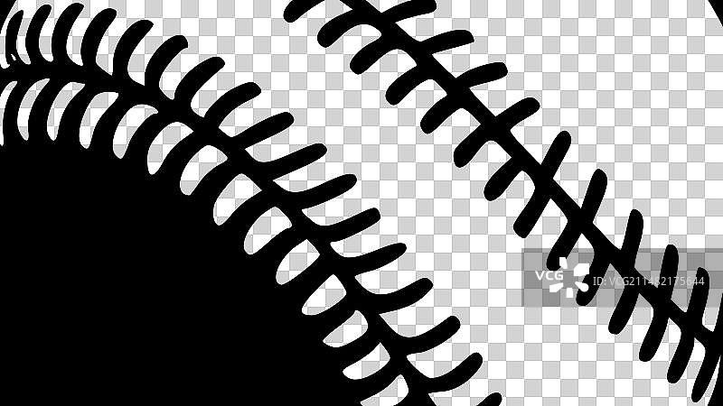 黑白棒球图片素材