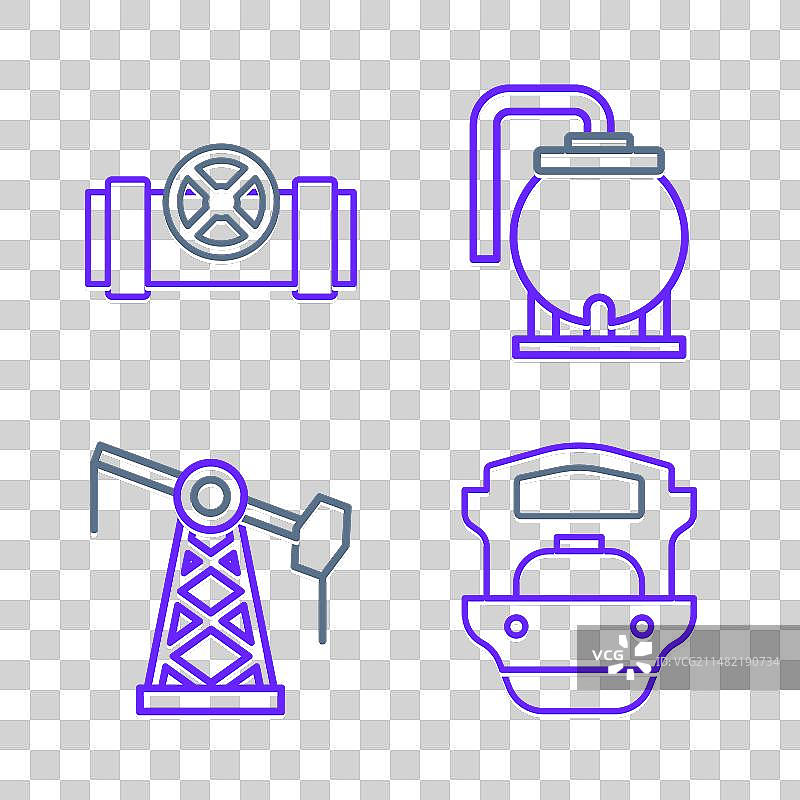 油轮抽油机图片素材