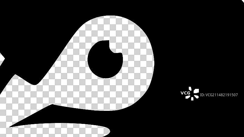 极简扁平风格的鸡logo图片素材