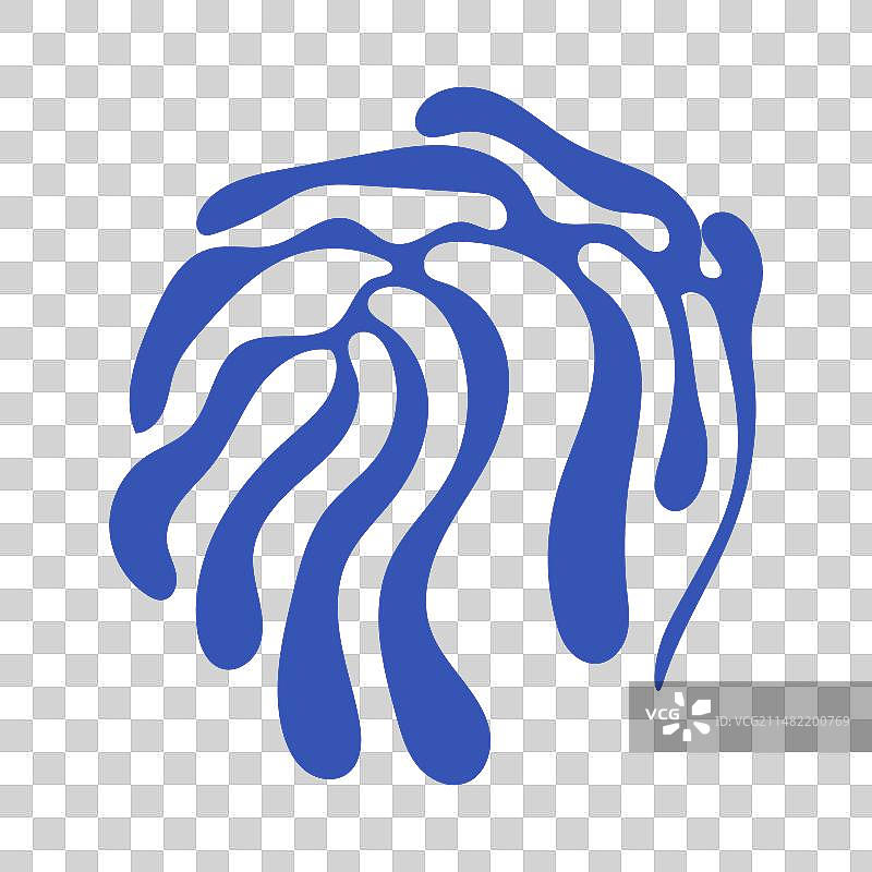 马蒂斯风格艺术植物设计图片素材