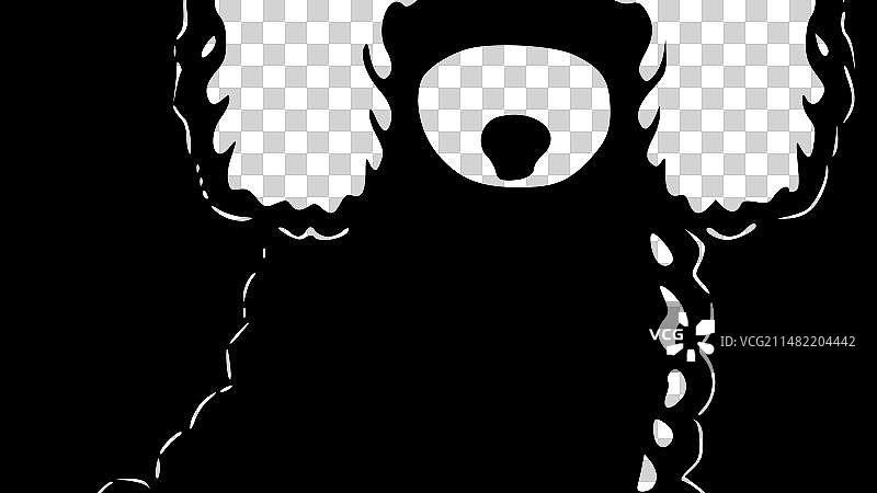 高品质贵宾犬Logo设计，T恤图案图片素材