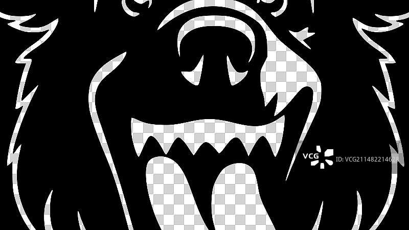 狗——黑白相间图片素材