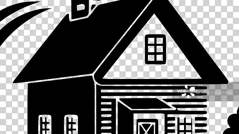 高品质农舍Logo设计，适用于T恤图片素材