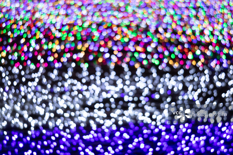 五彩小夜灯光虚焦背景素材图片素材