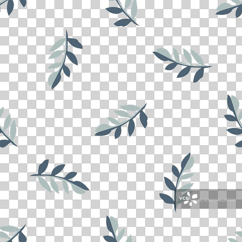 世纪中期现代花卉无缝图案图片素材