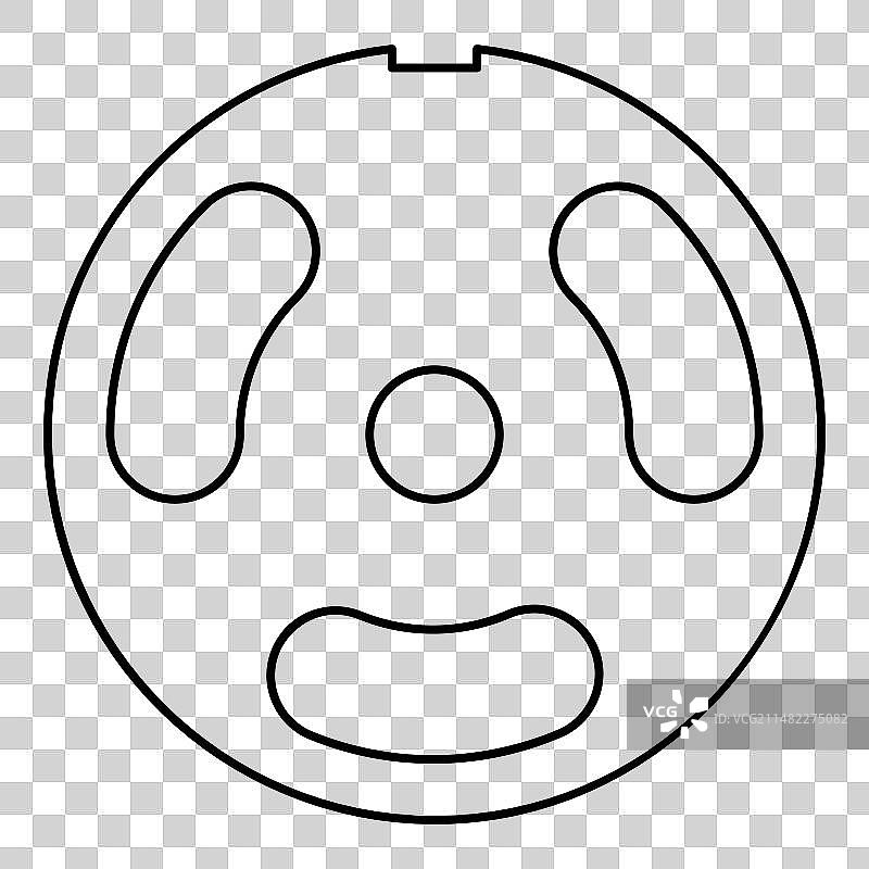 绞肉机绞盘装置的篦子图片素材