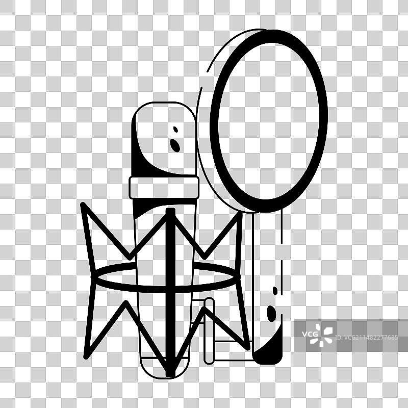 电容式麦克风图片素材